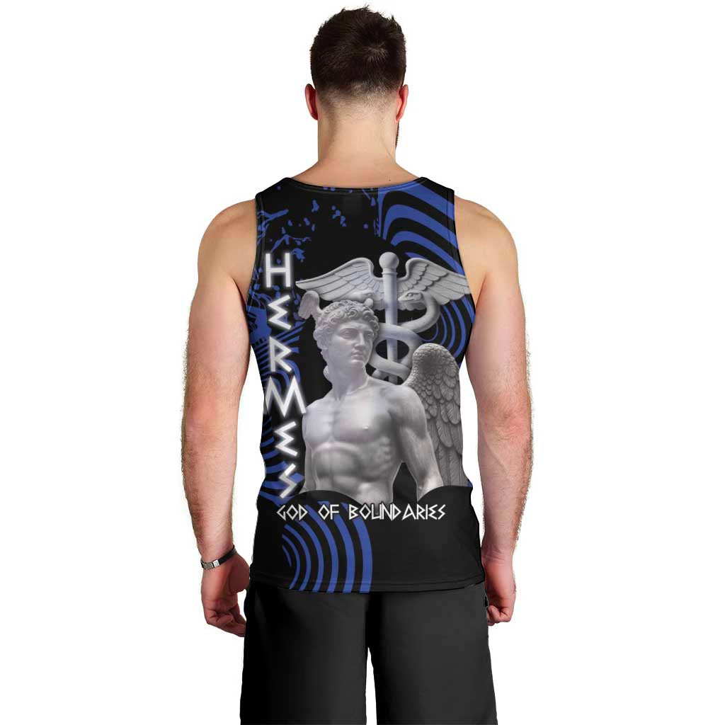 Ancient Greek Hermes Men Tank Top God Of Boundaries - Wonder Print Shop