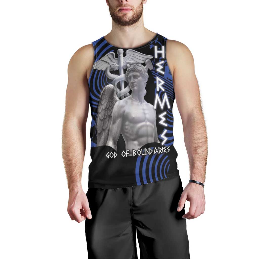 Ancient Greek Hermes Men Tank Top God Of Boundaries - Wonder Print Shop