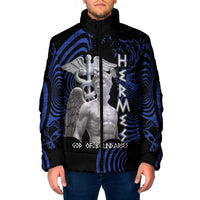 Ancient Greek Hermes Padded Jacket God Of Boundaries - Wonder Print Shop