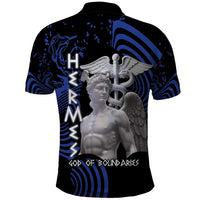 Ancient Greek Hermes Polo Shirt God Of Boundaries - Wonder Print Shop