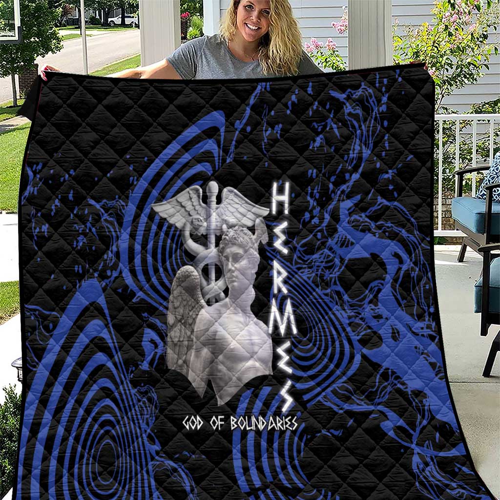 Ancient Greek Hermes Quilt God Of Boundaries - Wonder Print Shop