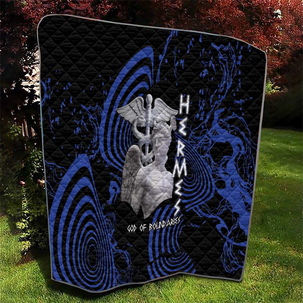Ancient Greek Hermes Quilt God Of Boundaries - Wonder Print Shop