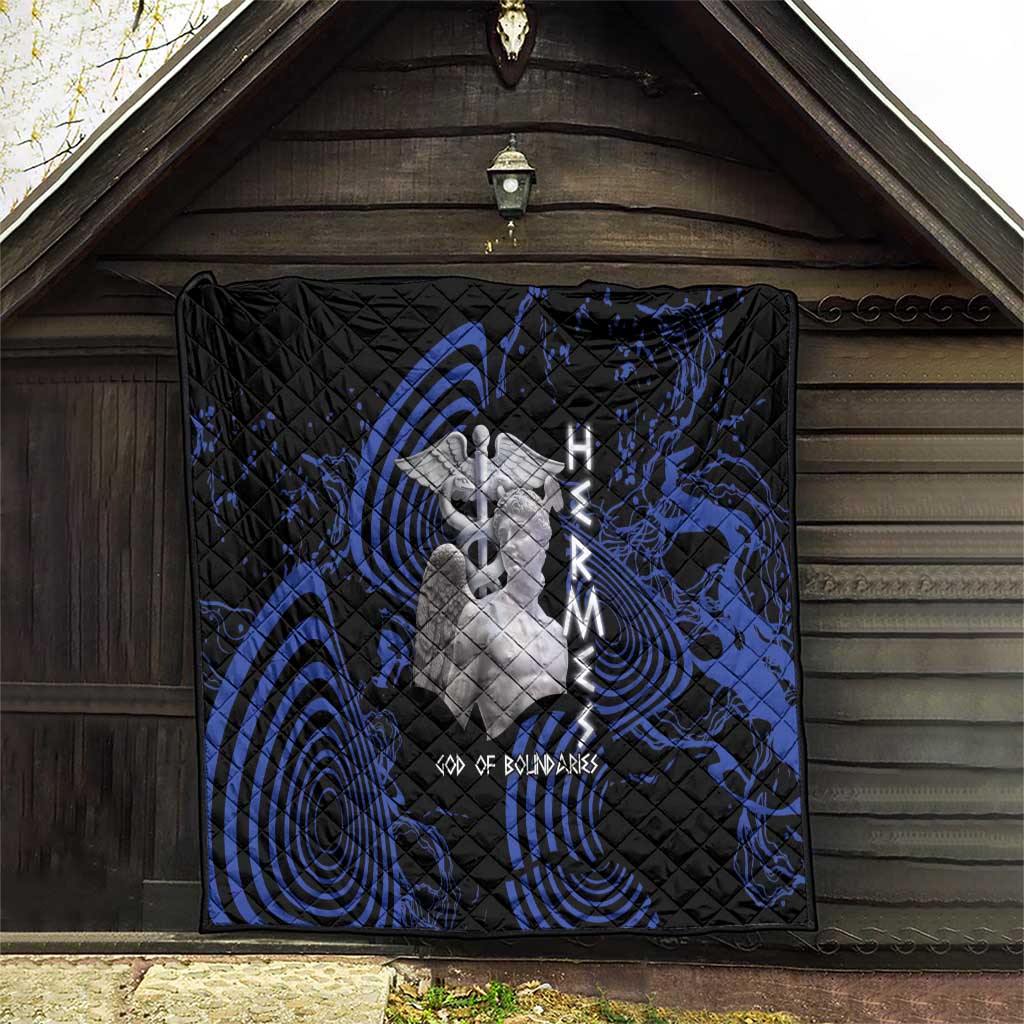 Ancient Greek Hermes Quilt God Of Boundaries - Wonder Print Shop