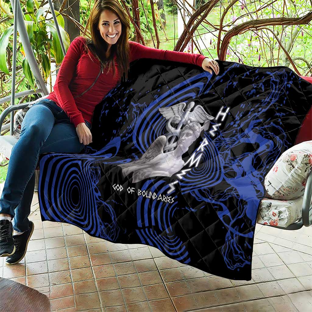 Ancient Greek Hermes Quilt God Of Boundaries - Wonder Print Shop