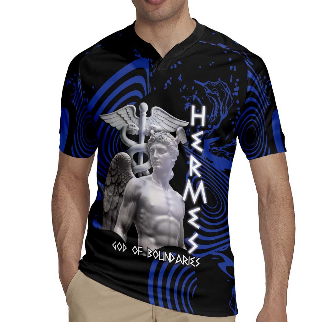 Ancient Greek Hermes Rugby Jersey God Of Boundaries - Wonder Print Shop