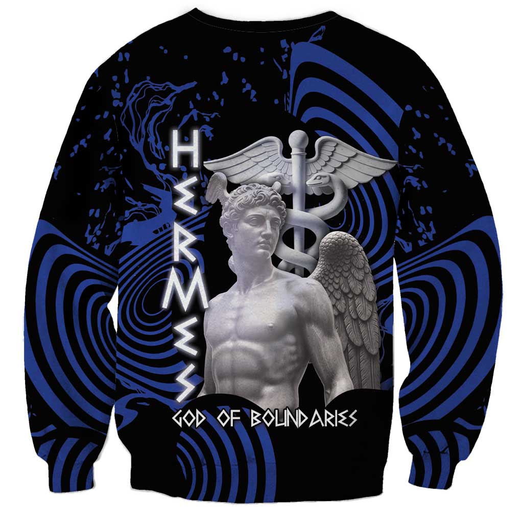 Ancient Greek Hermes Sweatshirt God Of Boundaries - Wonder Print Shop