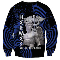 Ancient Greek Hermes Sweatshirt God Of Boundaries - Wonder Print Shop