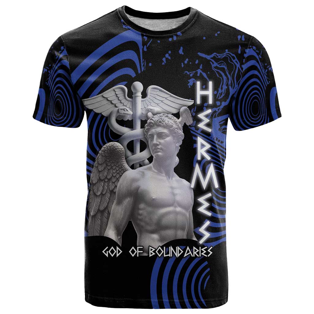 Ancient Greek Hermes T Shirt God Of Boundaries - Wonder Print Shop
