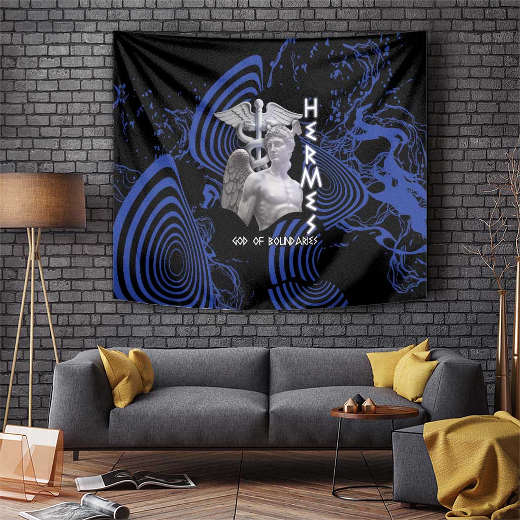 Ancient Greek Hermes Tapestry God Of Boundaries - Wonder Print Shop