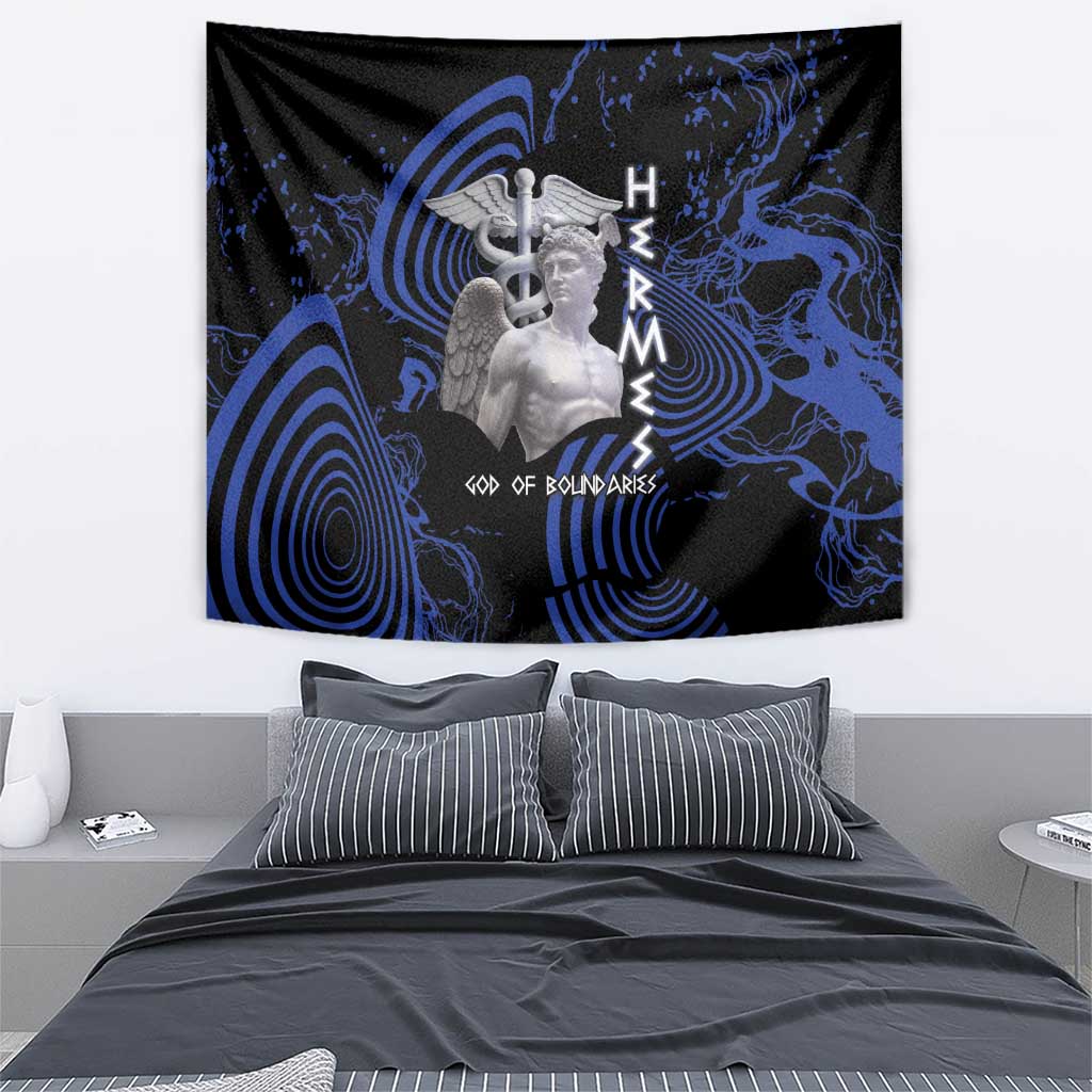 Ancient Greek Hermes Tapestry God Of Boundaries - Wonder Print Shop