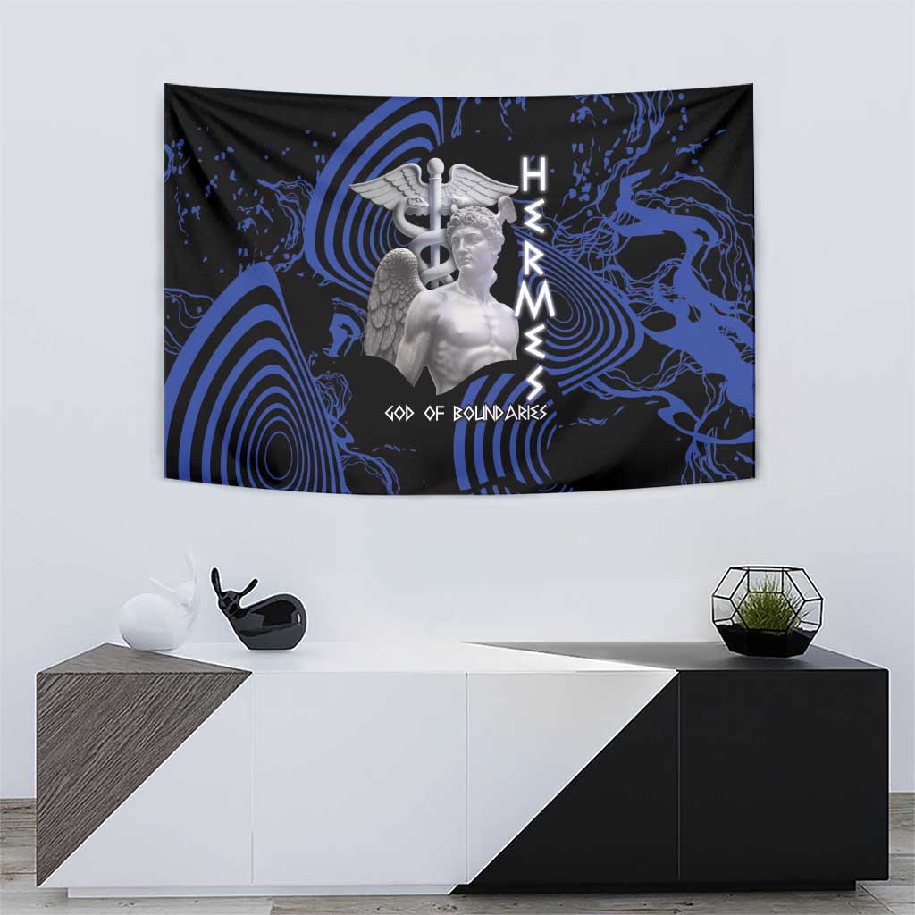 Ancient Greek Hermes Tapestry God Of Boundaries - Wonder Print Shop