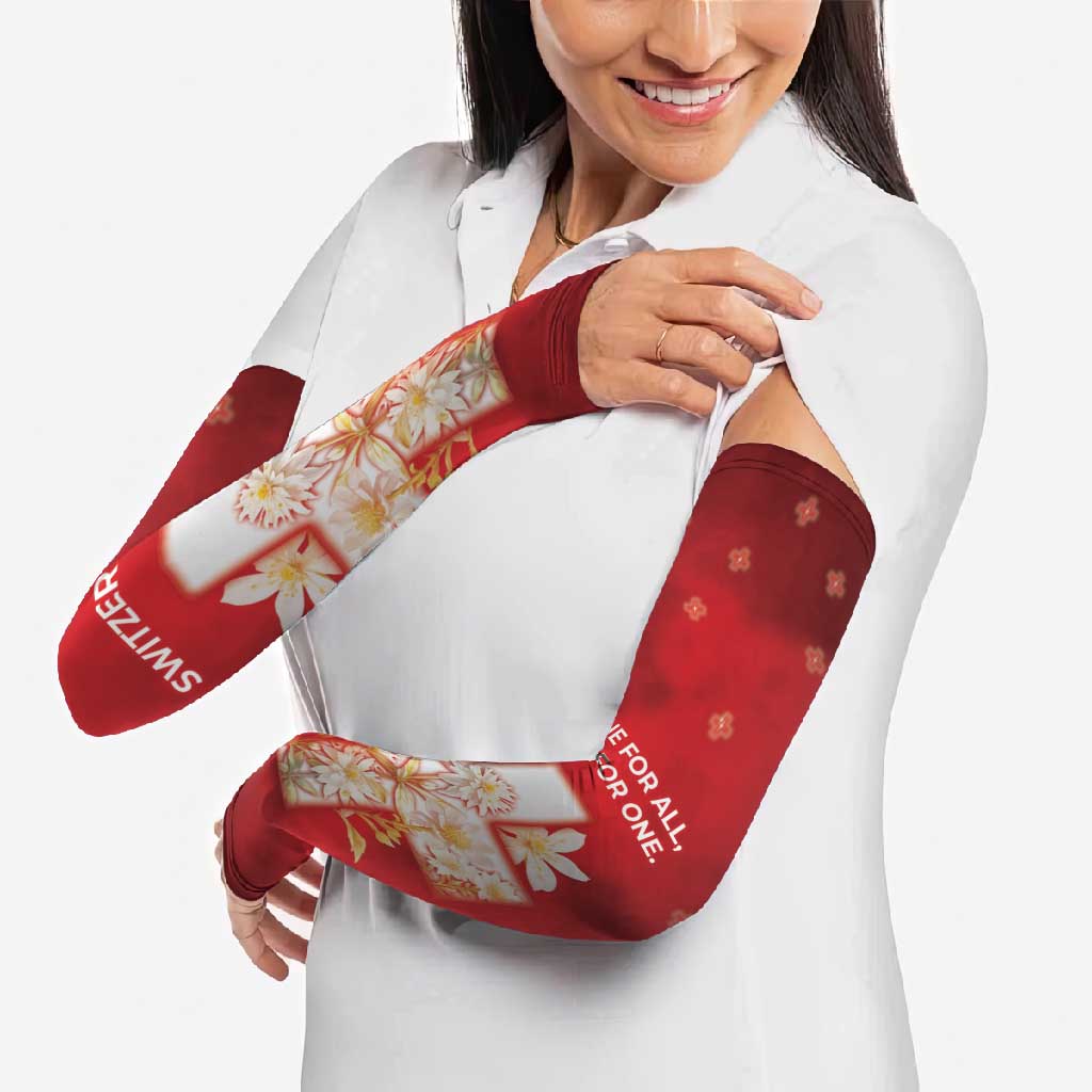 Switzerland Arm Sleeves One For All All For One - Wonder Print Shop