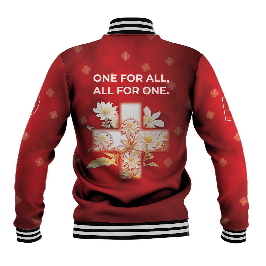Switzerland Baseball Jacket One For All All For One - Wonder Print Shop