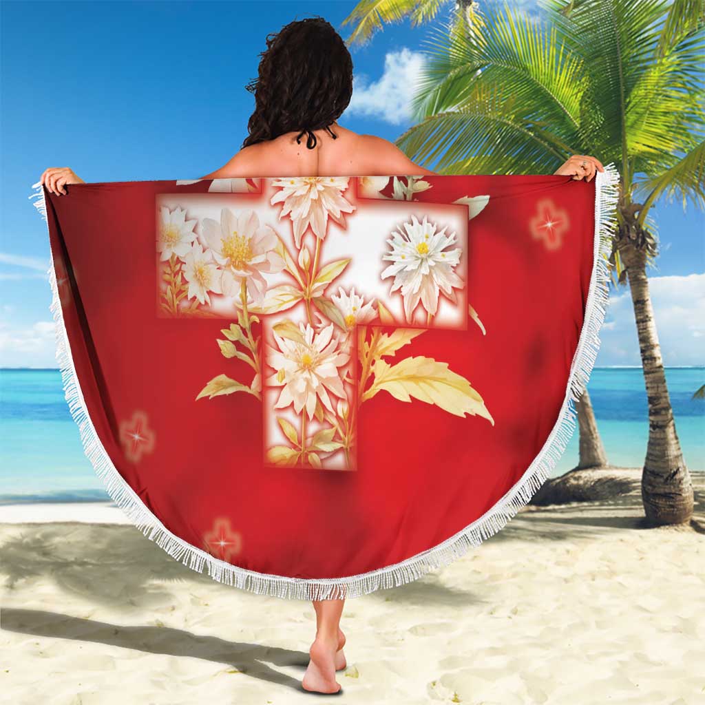 Switzerland Beach Blanket One For All All For One - Wonder Print Shop
