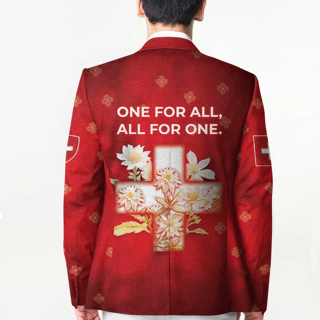 Switzerland Blazer One For All All For One - Wonder Print Shop
