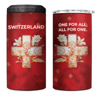 Switzerland 4 in 1 Can Cooler Tumbler One For All All For One - Wonder Print Shop