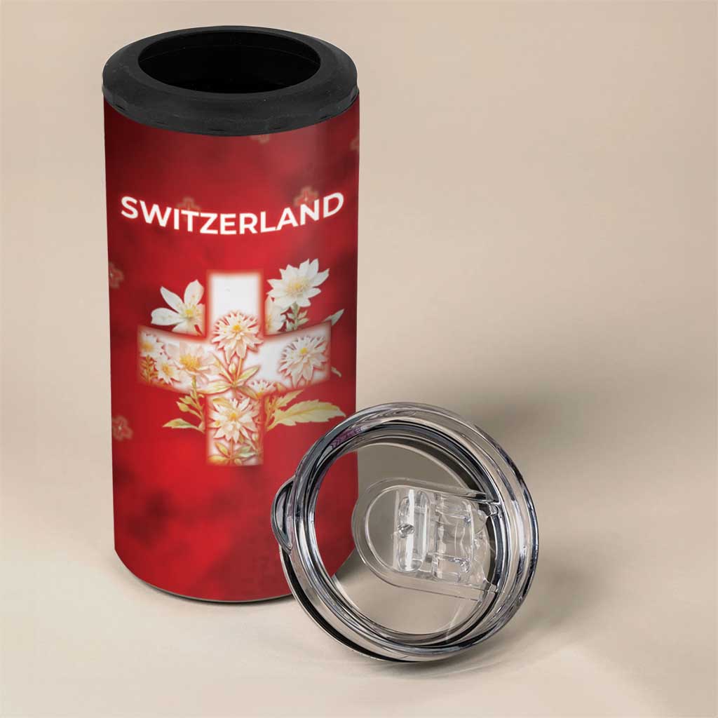 Switzerland 4 in 1 Can Cooler Tumbler One For All All For One - Wonder Print Shop