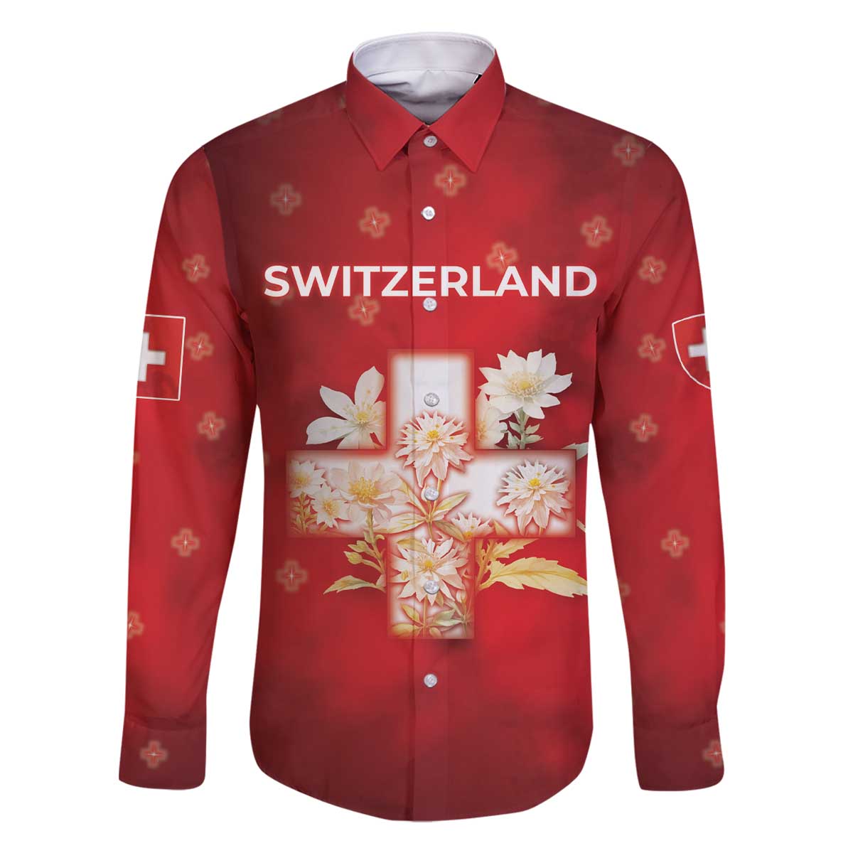 Switzerland Family Matching Off The Shoulder Long Sleeve Dress and Hawaiian Shirt One For All All For One - Wonder Print Shop