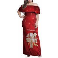 Switzerland Family Matching Off Shoulder Maxi Dress and Hawaiian Shirt One For All All For One - Wonder Print Shop