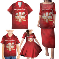 Switzerland Family Matching Puletasi and Hawaiian Shirt One For All All For One - Wonder Print Shop