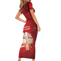 Switzerland Family Matching Short Sleeve Bodycon Dress and Hawaiian Shirt One For All All For One - Wonder Print Shop