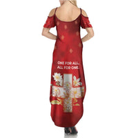 Switzerland Family Matching Summer Maxi Dress and Hawaiian Shirt One For All All For One - Wonder Print Shop