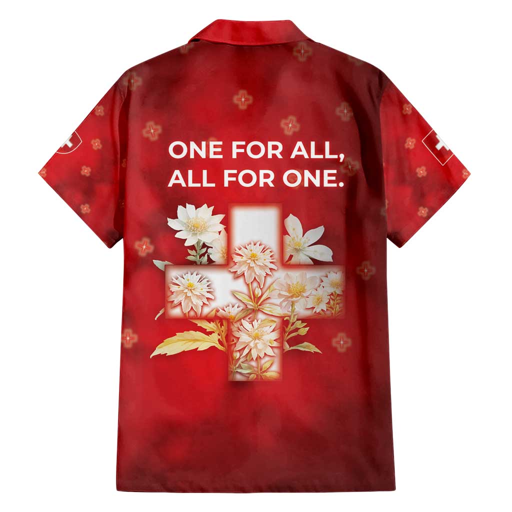 Switzerland Hawaiian Shirt One For All All For One - Wonder Print Shop