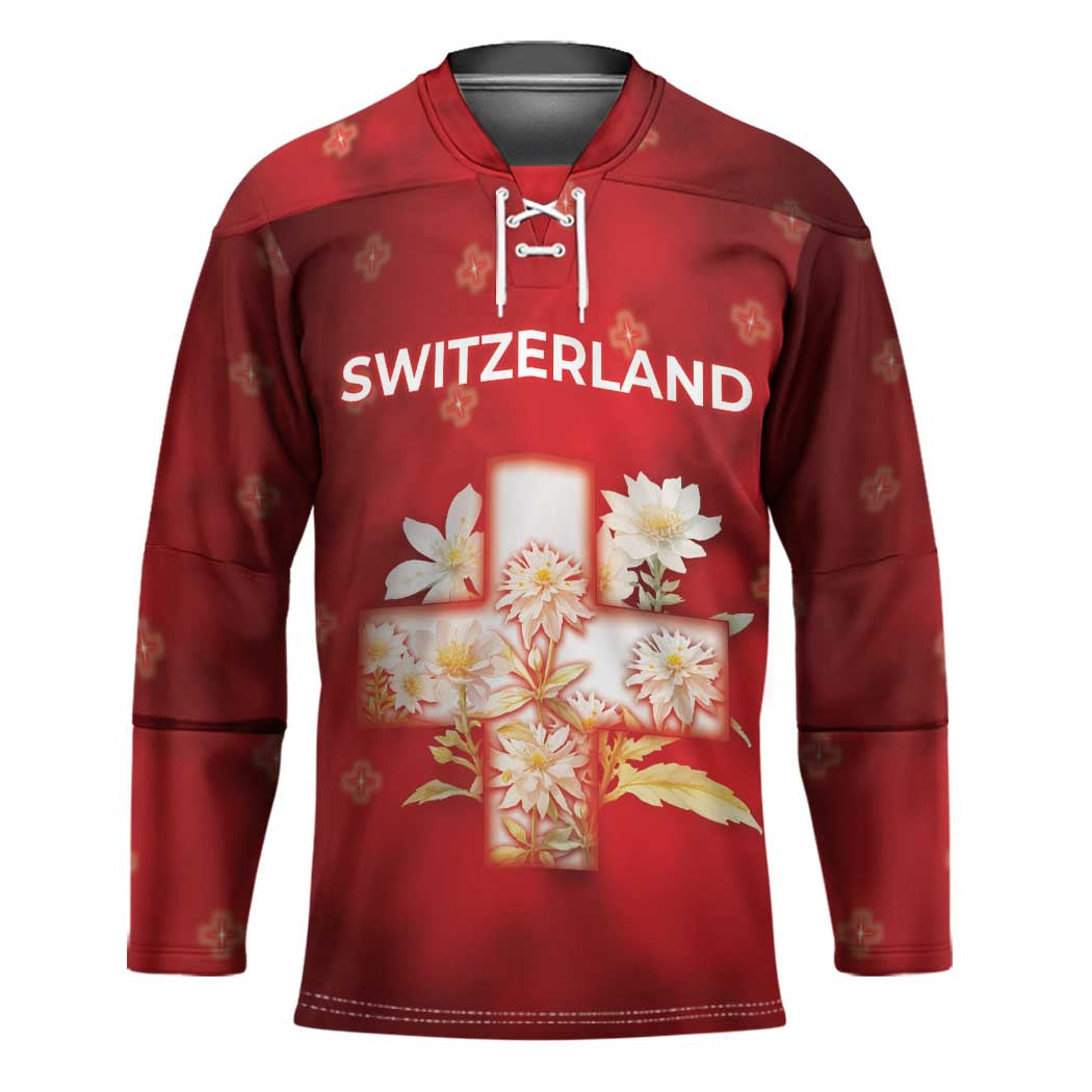 Switzerland Hockey Jersey One For All All For One - Wonder Print Shop
