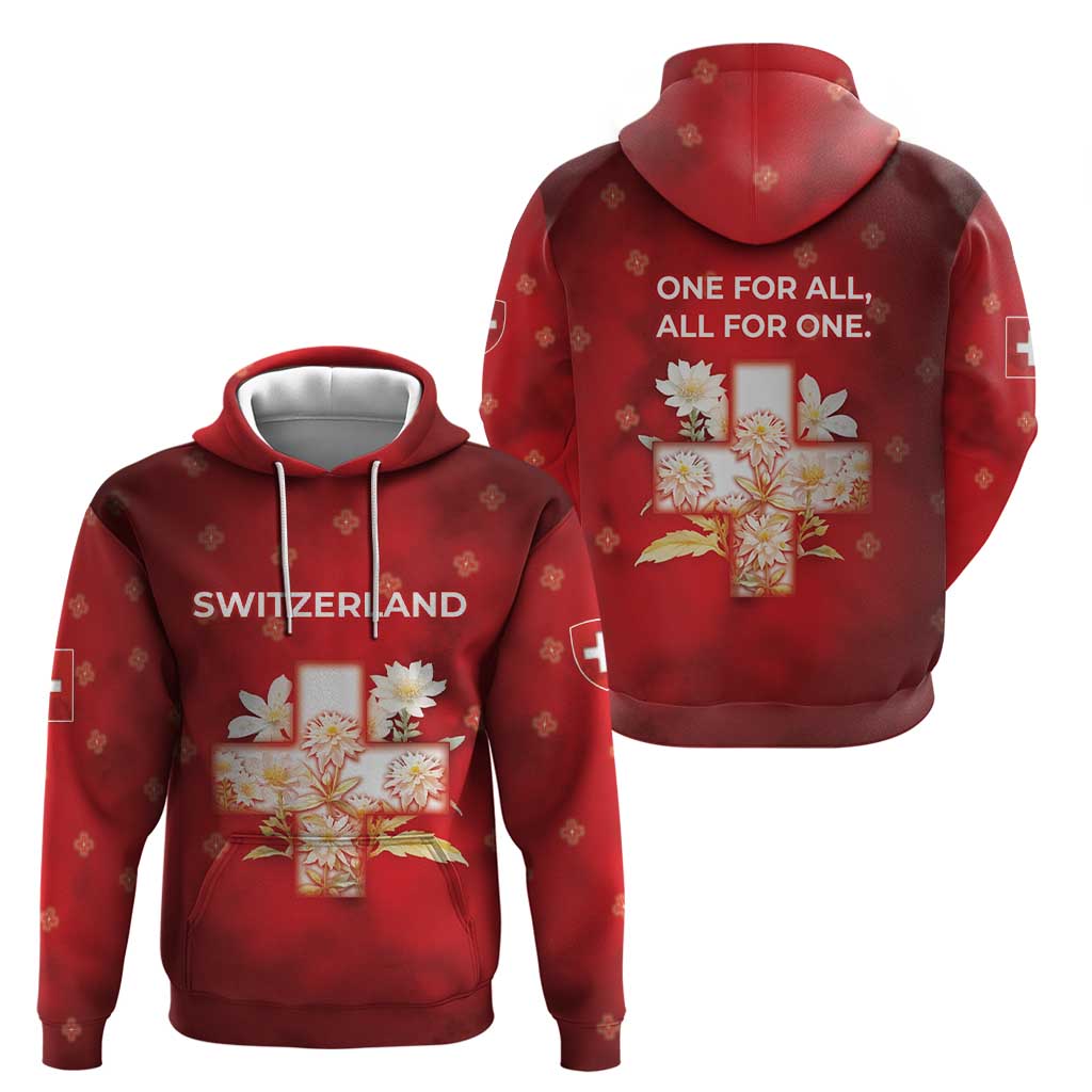 Switzerland Hoodie One For All All For One - Wonder Print Shop