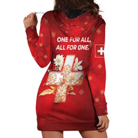 Switzerland Hoodie Dress One For All All For One - Wonder Print Shop