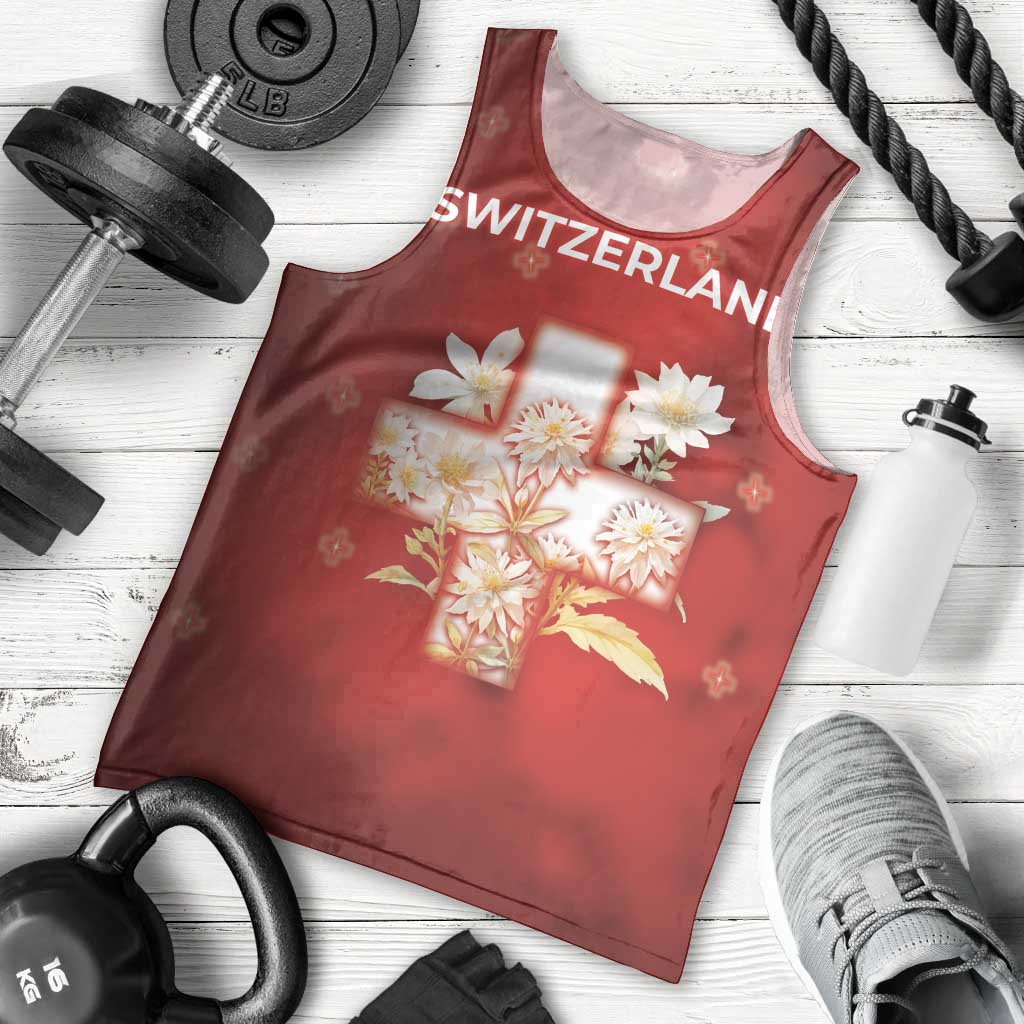 Switzerland Men Tank Top One For All All For One - Wonder Print Shop