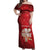 Switzerland Off Shoulder Maxi Dress One For All All For One - Wonder Print Shop