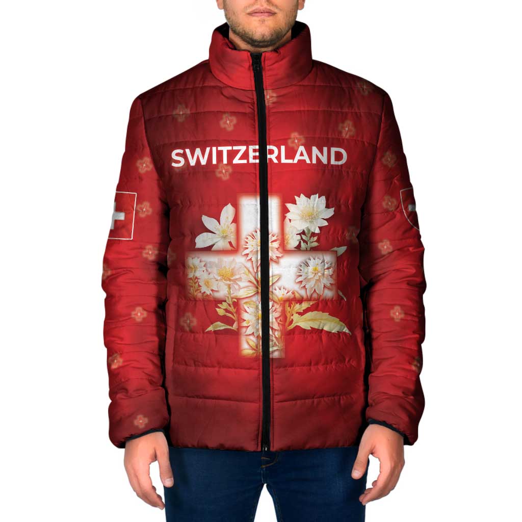 Switzerland Padded Jacket One For All All For One - Wonder Print Shop