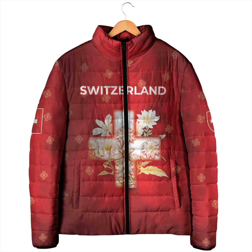 Switzerland Padded Jacket One For All All For One - Wonder Print Shop