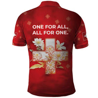 Switzerland Polo Shirt One For All All For One - Wonder Print Shop