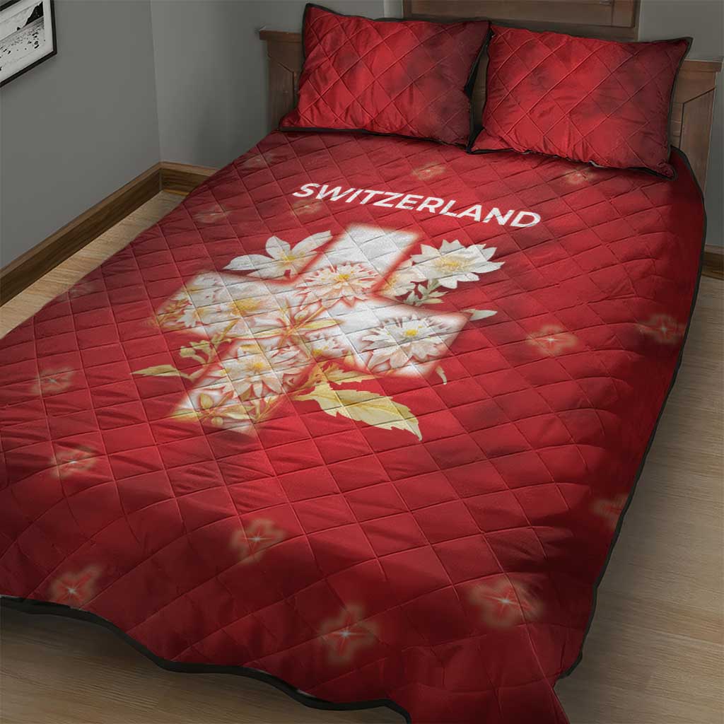 Switzerland Quilt Bed Set One For All All For One - Wonder Print Shop