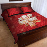 Switzerland Quilt Bed Set One For All All For One - Wonder Print Shop