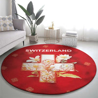 Switzerland Round Carpet One For All All For One - Wonder Print Shop