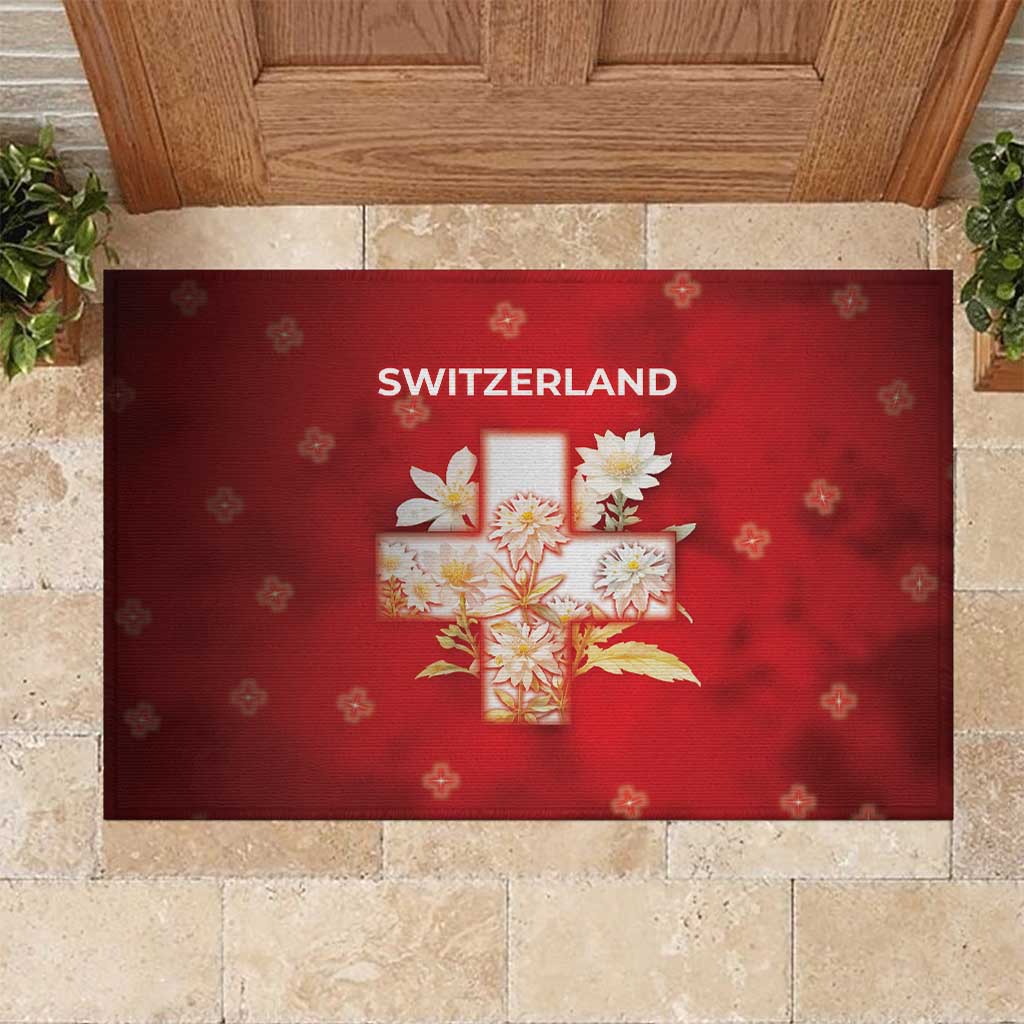 Switzerland Rubber Doormat One For All All For One - Wonder Print Shop