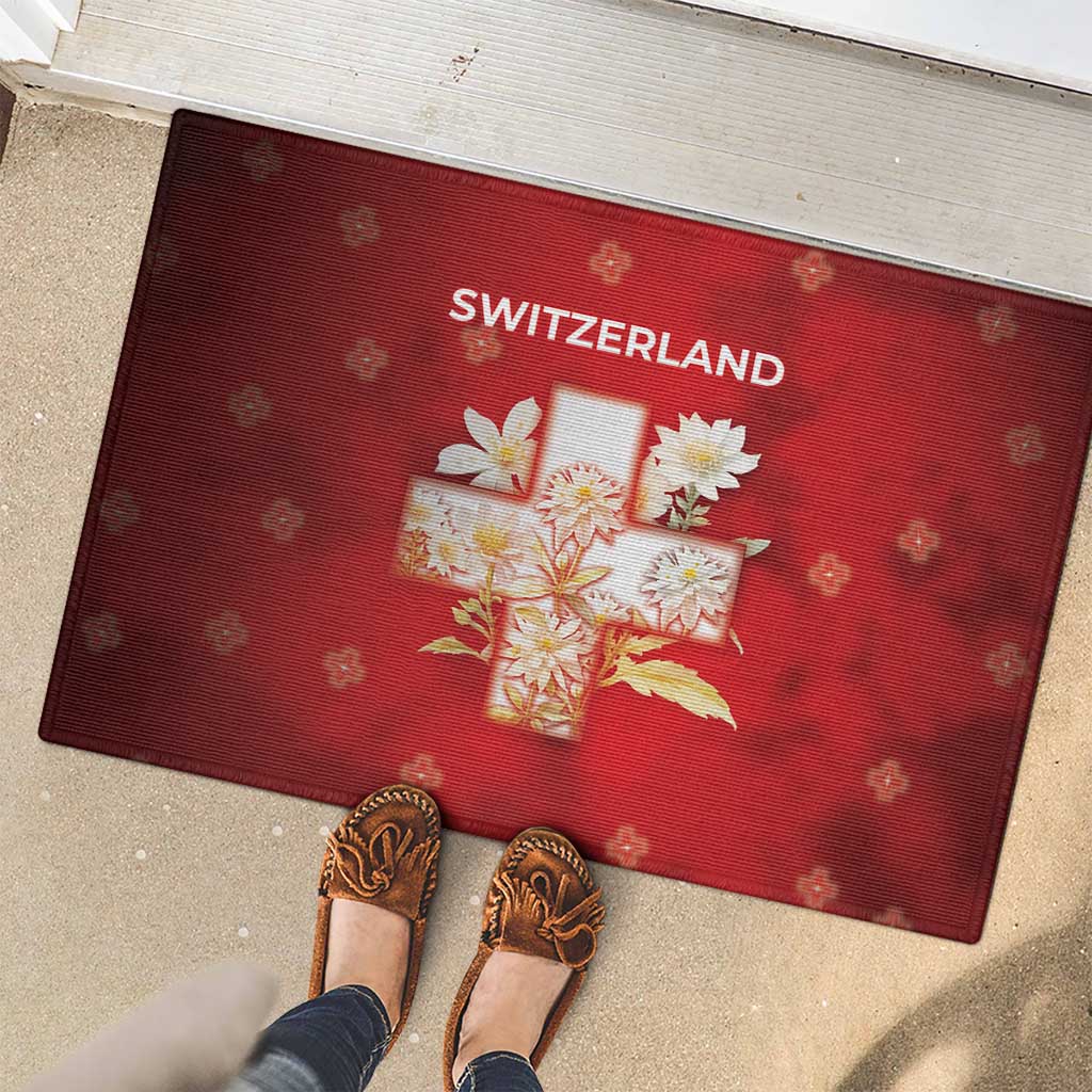 Switzerland Rubber Doormat One For All All For One - Wonder Print Shop
