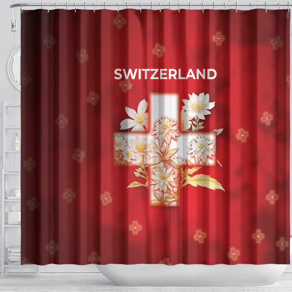 Switzerland Shower Curtain One For All All For One - Wonder Print Shop