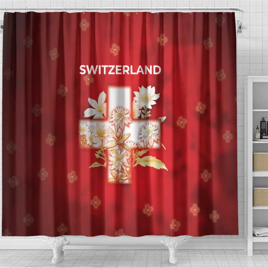 Switzerland Shower Curtain One For All All For One - Wonder Print Shop
