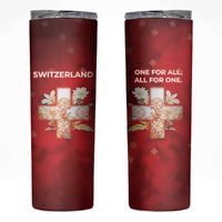 Switzerland Skinny Tumbler One For All All For One - Wonder Print Shop