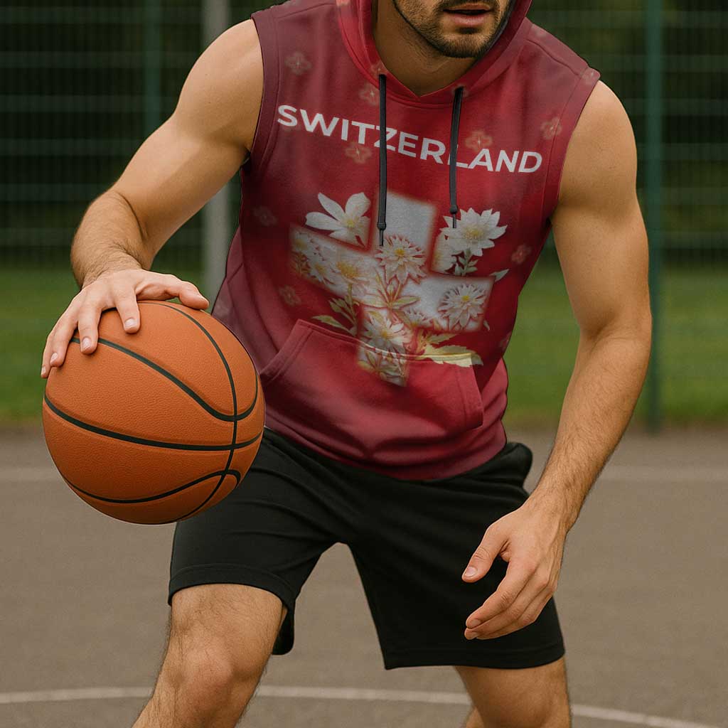 Switzerland Sleeveless Hoodie One For All All For One - Wonder Print Shop