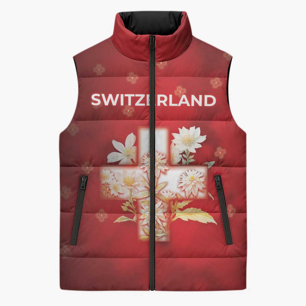 Switzerland Sleeveless Puffer Jacket One For All All For One - Wonder Print Shop