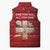 Switzerland Sleeveless Puffer Jacket One For All All For One - Wonder Print Shop