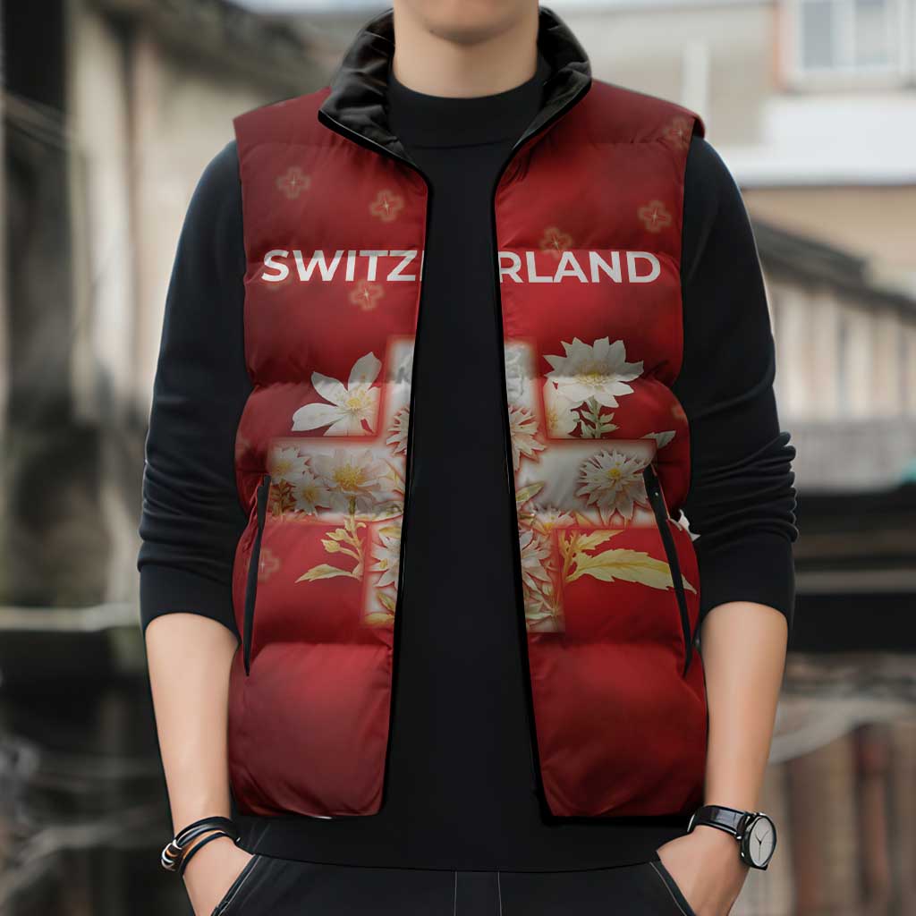 Switzerland Sleeveless Puffer Jacket One For All All For One - Wonder Print Shop