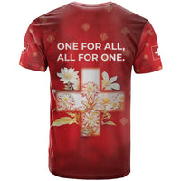 Switzerland T Shirt One For All All For One - Wonder Print Shop