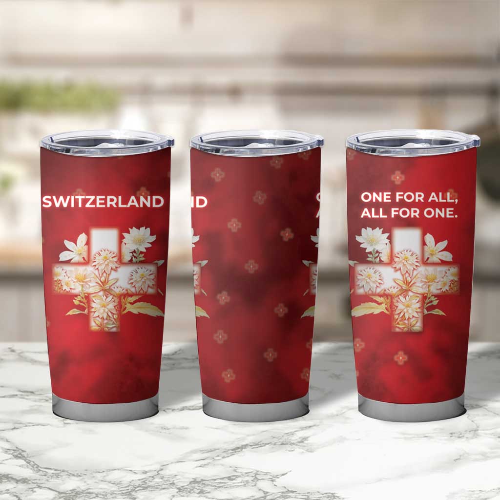 Switzerland Tumbler Cup One For All All For One - Wonder Print Shop