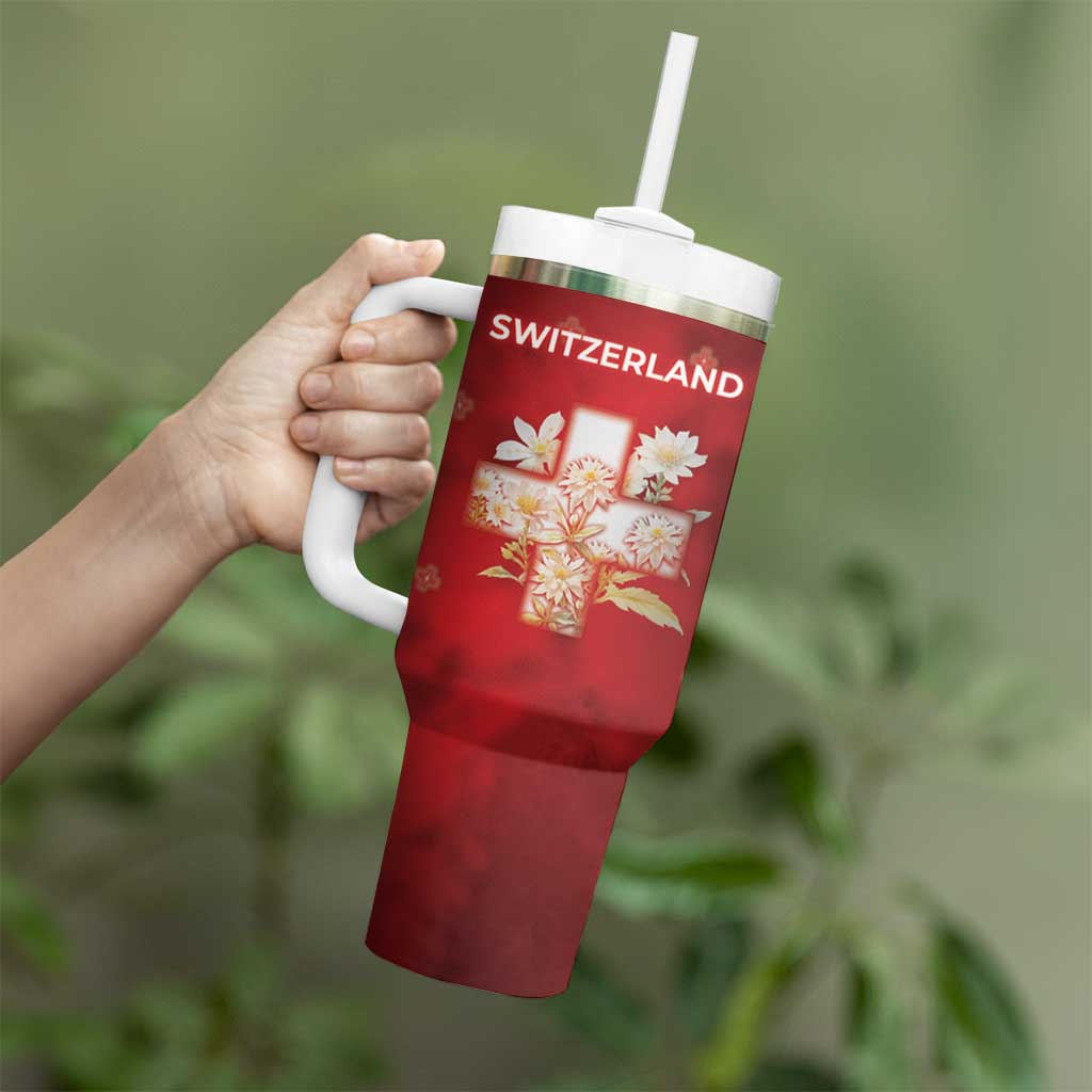 Switzerland Tumbler With Handle One For All All For One - Wonder Print Shop